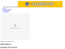 Tablet Screenshot of globtour.infinius.hr